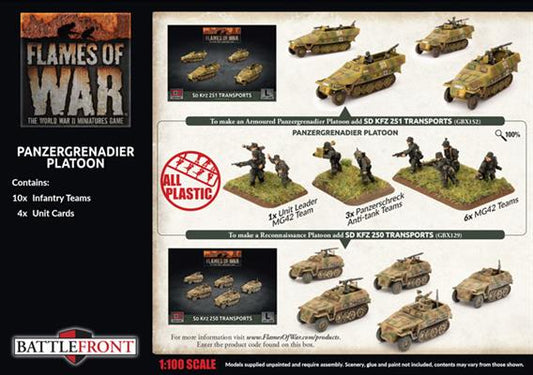 Flames of War: German Panzergrenadier Platoon (Late War)