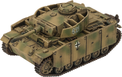Flames of War: German Panzer III (Late) Tank Platoon (Mid War)