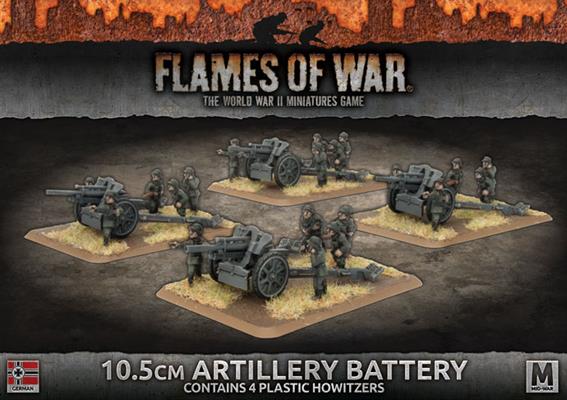 Flames of War: German 10.5cm Artillery Battery (Mid War)