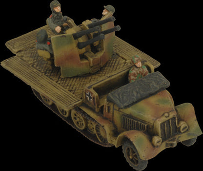 Flames of War: German SD KFZ 7/1 Quad AA Platoon (Mid War)