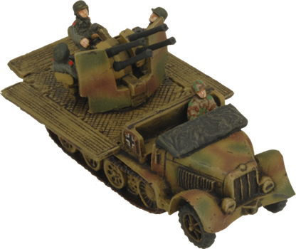 Flames of War: German SD KFZ 7/1 Quad AA Platoon (Mid War)