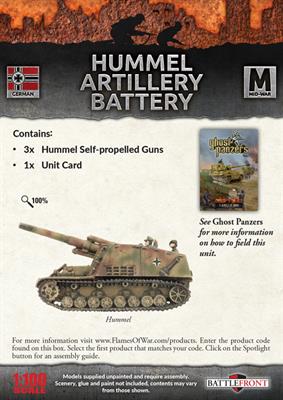 Flames of War: German Hummel Artillery Battery (Mid War)