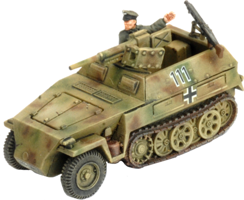Flames of War: German SD KFZ 250 Transports (Late War)