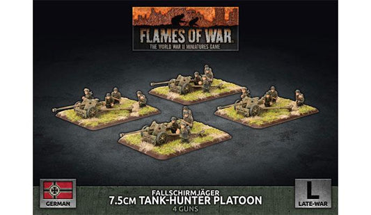 Flames of War: German Fallschirmjäger 7.5cm Tank Hunter Platoon (Late War)