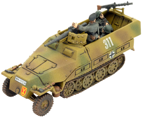 Flames of War: German SD KFZ 251 Transports (Late War)