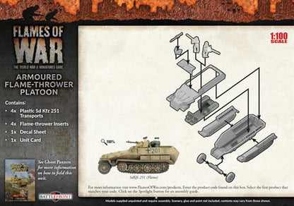 Flames of War: German Armoured Flame-Thrower Platoon (Mid War)