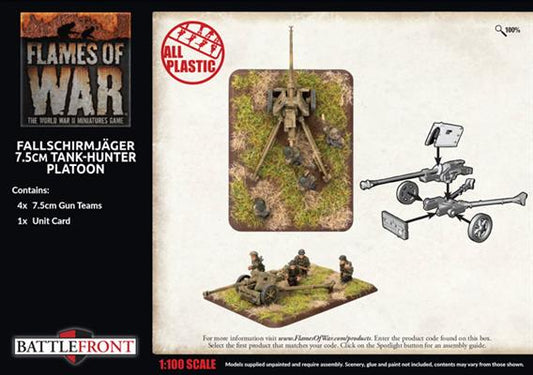 Flames of War: German Fallschirmjäger 7.5cm Tank Hunter Platoon (Late War)