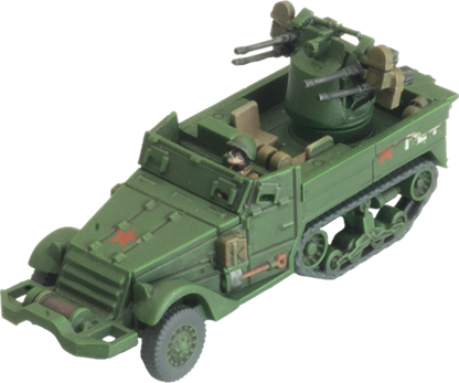 Flames of War: Soviet ZSU M17 Anti-Aircraft Platoon (Late War)