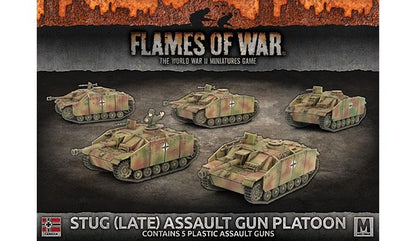 Flames of War: German StuG (Late) Assault Gun Platoon (Mid War)