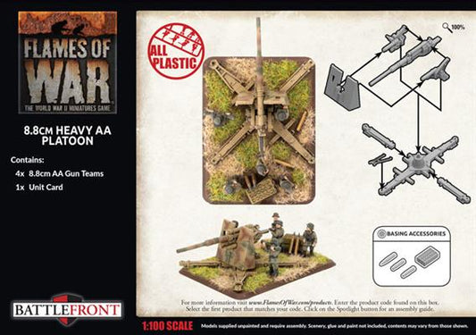 Flames of War: German 8.8cm Heavy AA Platoon (Late War)