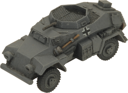 Flames of War: German SD KFZ 221 and 222 Light Scout Troop (Mid War)