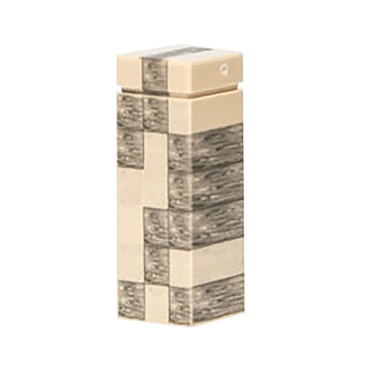 Topple Tower Game - Custom Printed Mini Set - Made Using LEGO® Pieces