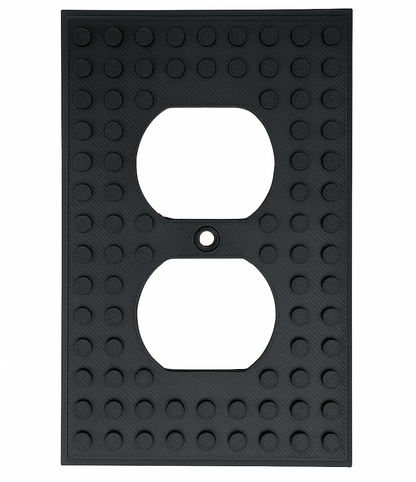 Build-On Duplex Outlet Cover Wall Plate for Kids’ Rooms
