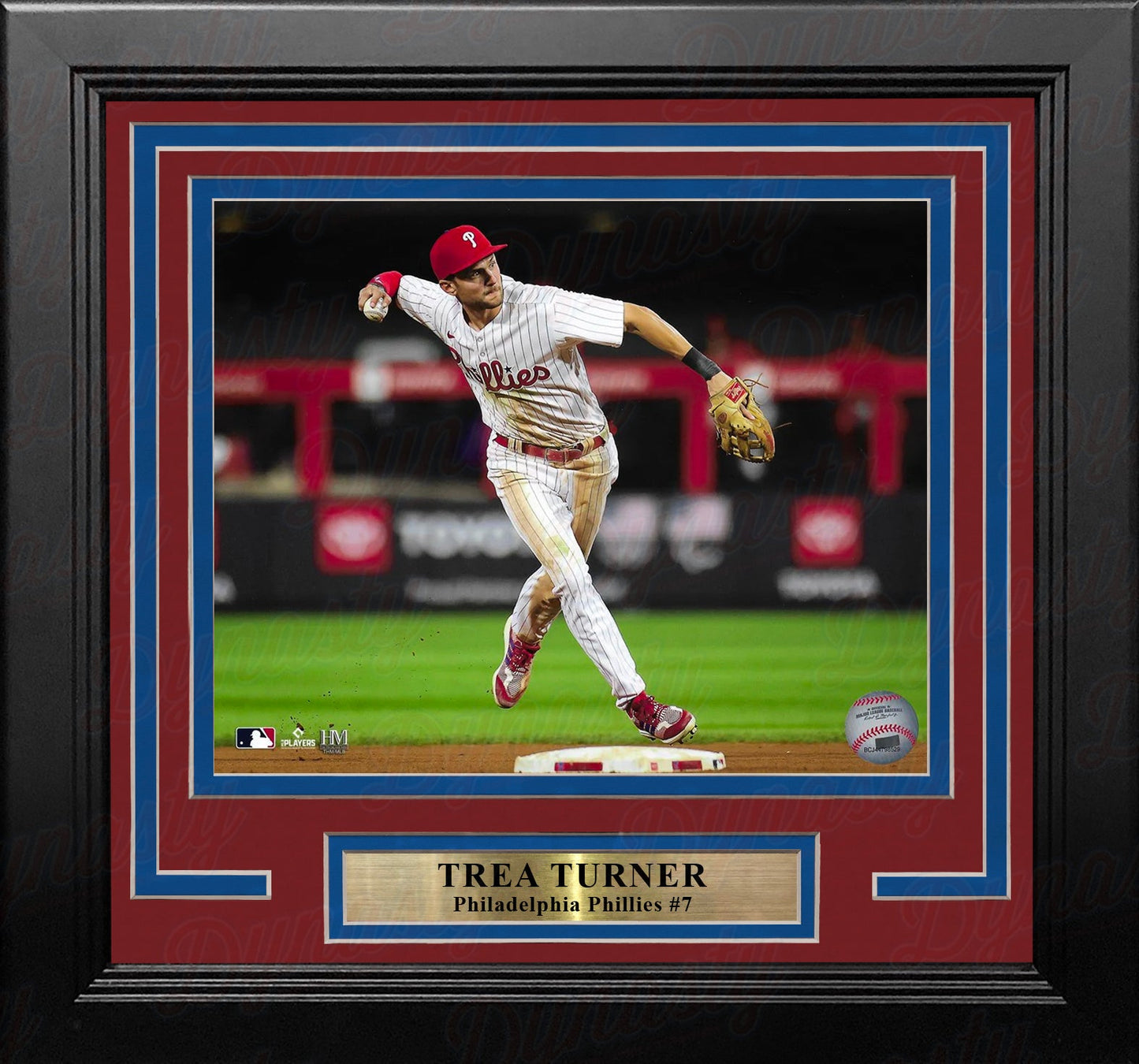 Trea Turner in Action Philadelphia Phillies 16" x 20" Framed Baseball Photo