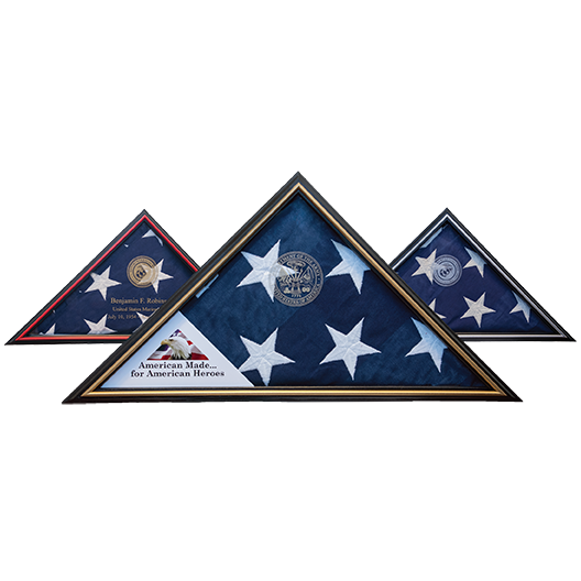 Tributary Flag Case - Marine Corps Flag Display Case