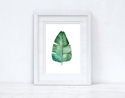 Tropical Summer Leaf 2 Summer Seasonal Wall Home Decor Print by WinsterCreations™ Official Store