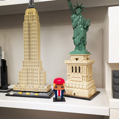 President Trump Brick Building Set - Custom Set - Made Using LEGO® Parts