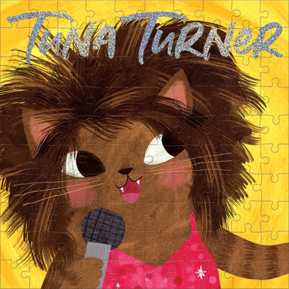 Tuna Turner Music Cats 100 Piece Jigsaw Puzzle Mudpuppy