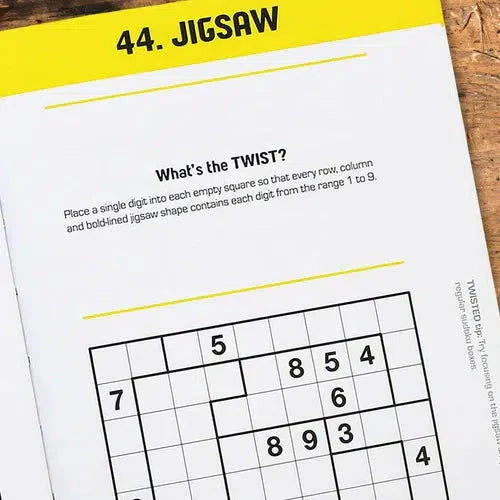 Twisted Sudoku Puzzle Book Ginger Fox