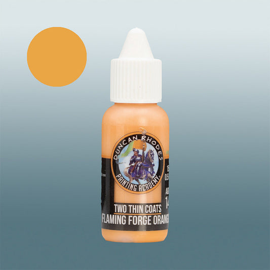Two Thin Coats Bright: Flaming Forge Orange