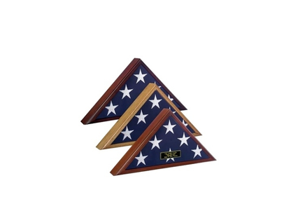 Flag Connections Flag Display Case 5'x8' flag, Capitol Hill Oak Flag Case