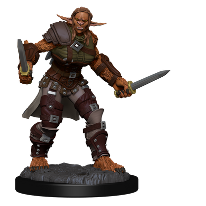 D&D: Nolzur's Marvelous Miniatures - Bugbear Barbarian Male & Bugbear Rogue Female