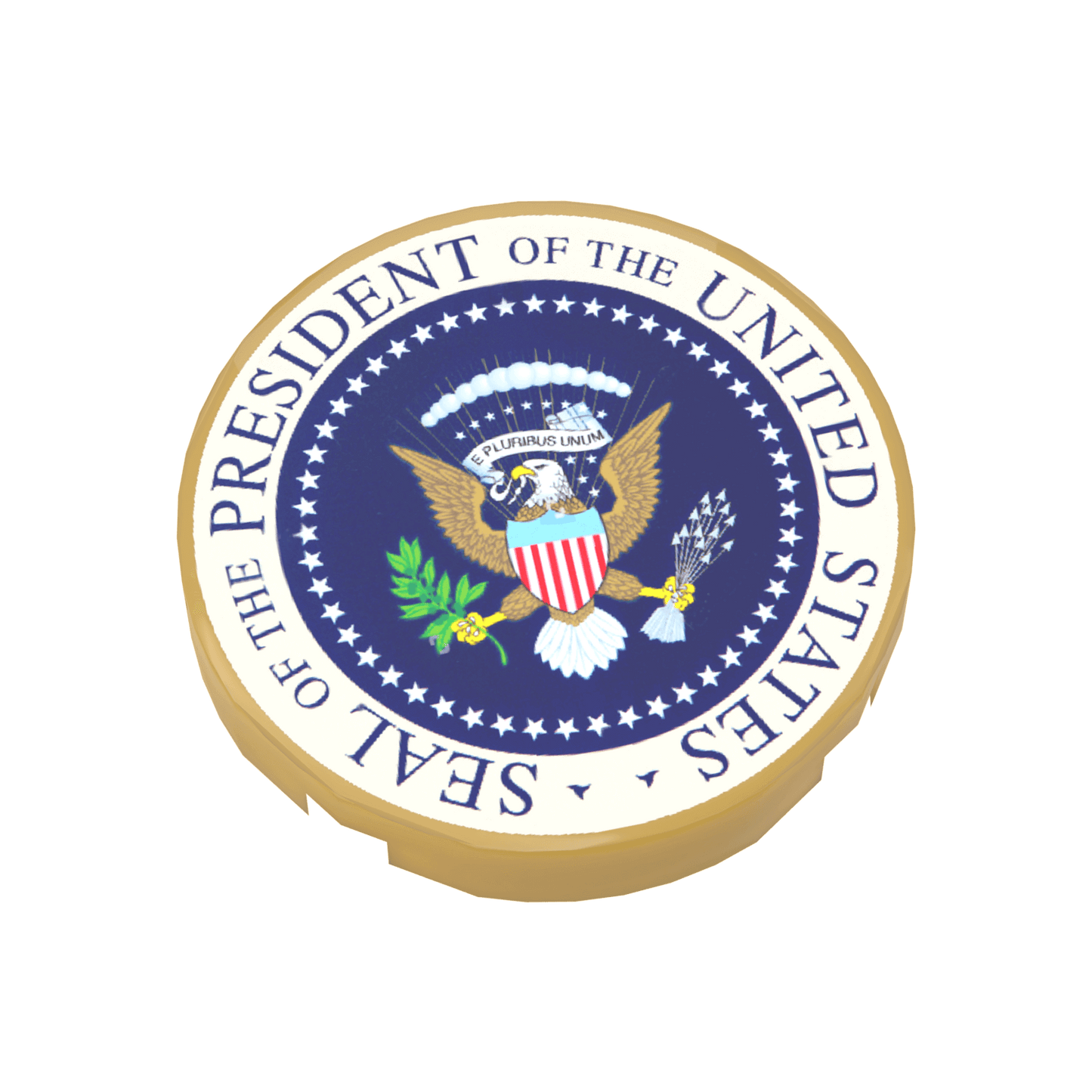 U.S. Presidential Seal - Custom Printed - Made Using a LEGO® Tile