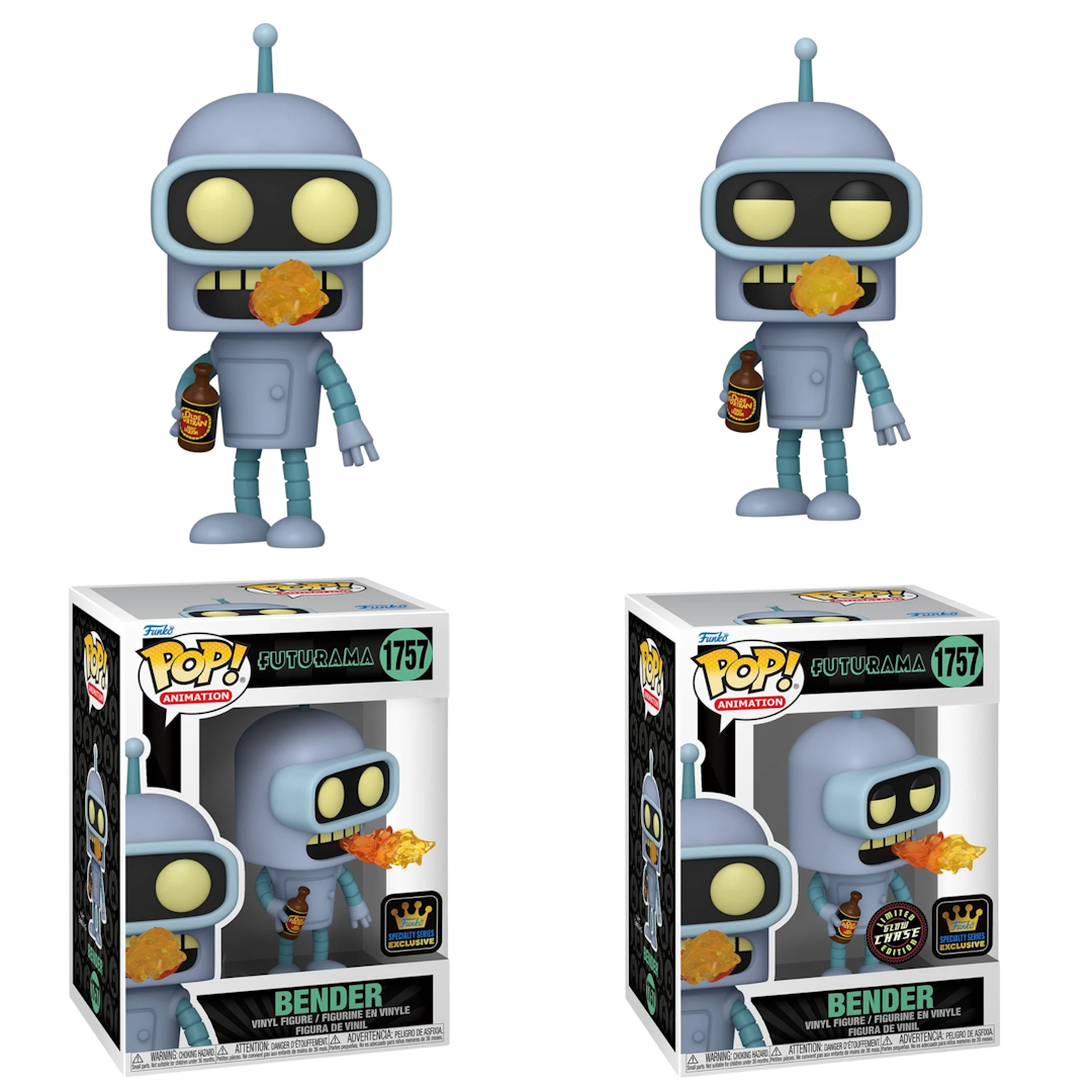 (PRE-ORDER) POP TV: Futurama S4- Bender  (GLOW) (Chase Bundle) SPECIALTY SERIES EXCLUSIVE