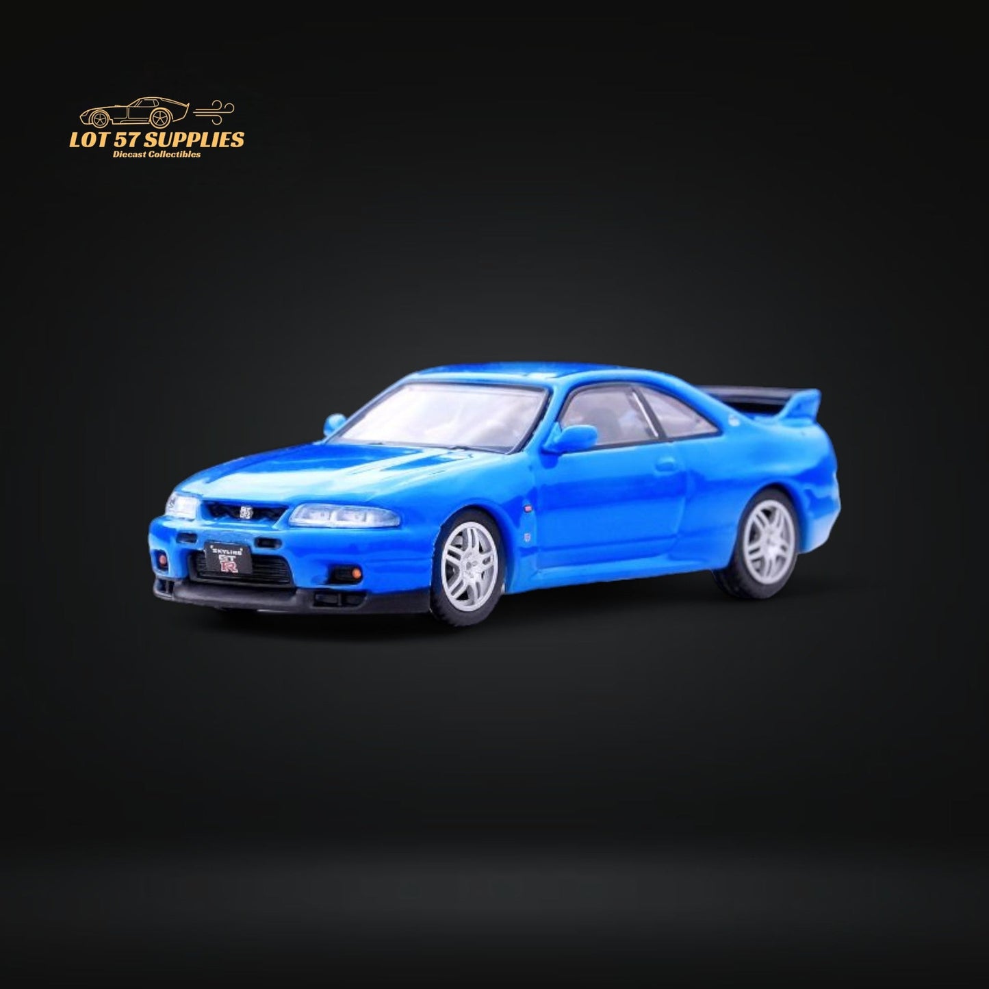 Inno64 Nissan Skyline GT-R (R33) in Blue 1:64