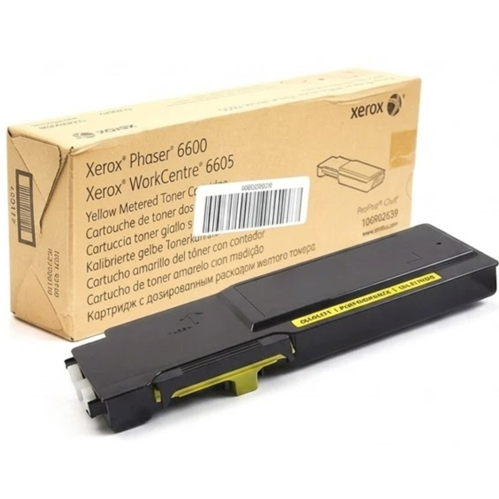 New, Pre-Owned - Xerox 106R02639 High Yield Yellow Toner Cartridge