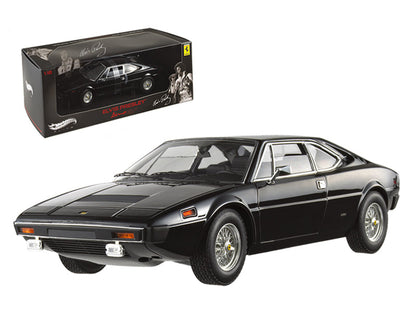 Ferrari Dino 308 GT4 Black (Elvis Presley Owned) "Elite Edition" Series 1/18 Diecast Model Car by Hot Wheels  free shipping USA