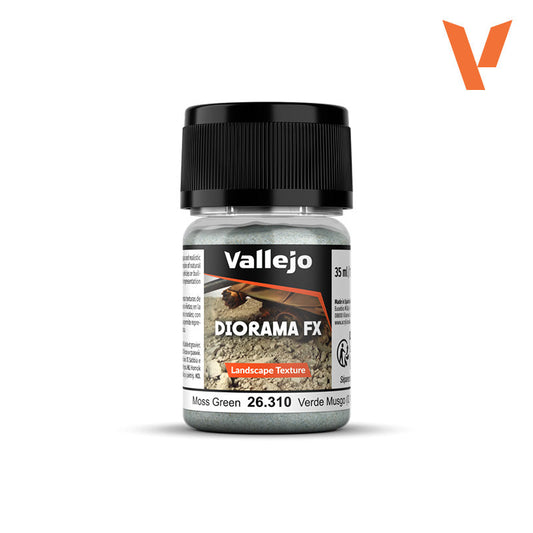 Vallejo Diorama FX: Landscape Texture - Moss Green - 0.1-1 mm
