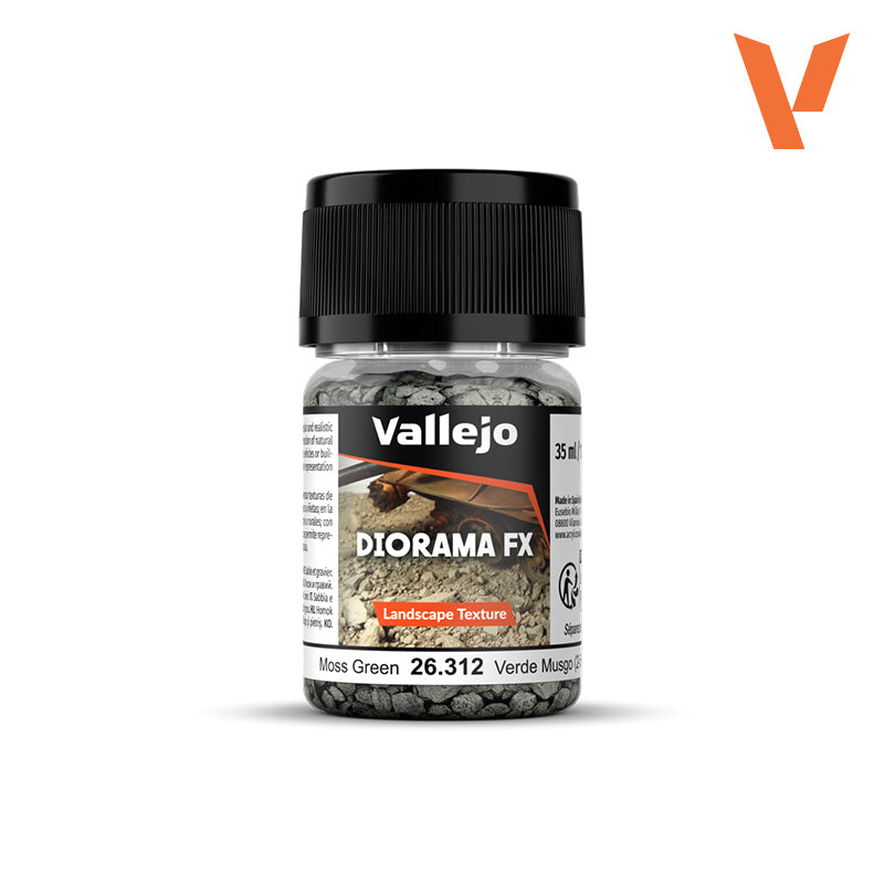 Vallejo Diorama FX: Landscape Texture - Moss Green - 2-5 mm