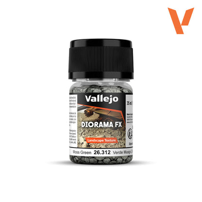 Vallejo Diorama FX: Landscape Texture - Moss Green - 2-5 mm