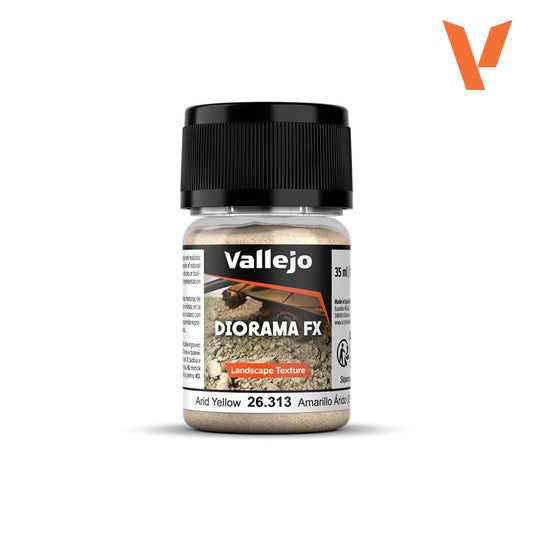 Vallejo Diorama FX: Landscape Texture - Arid Yellow - 0.1-0.6 mm