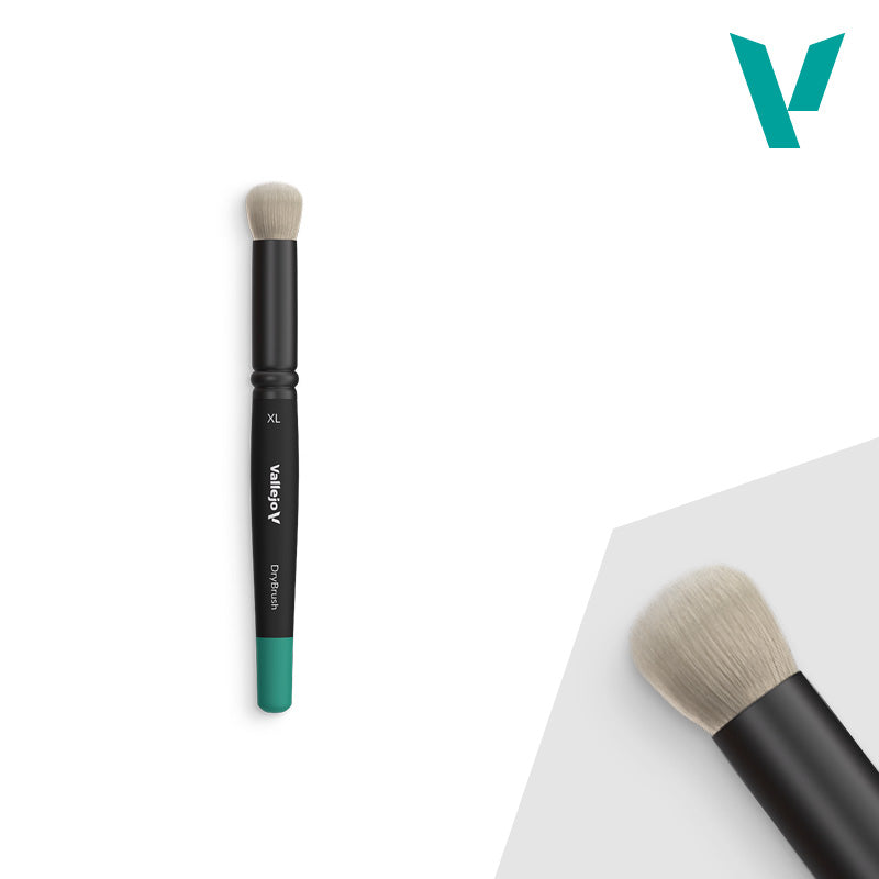 Vallejo Hobby Brushes: Dry Brush - Natural Hair - Extra Large