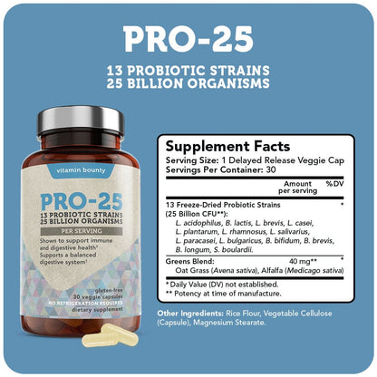 Pro-25 Probiotic by Vitamin Bounty