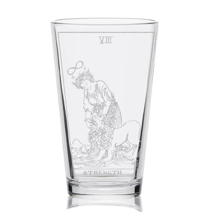RIDER-WAITE TAROT CARD Pint Glasses by LumEngrave