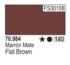 Vallejo 984 17ml Bottle Flat Brown Model Color (6/Bx)