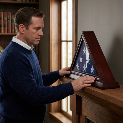 3'x5' Flag Display Case Box Frame (NOT for Memorial or Funeral Flag)