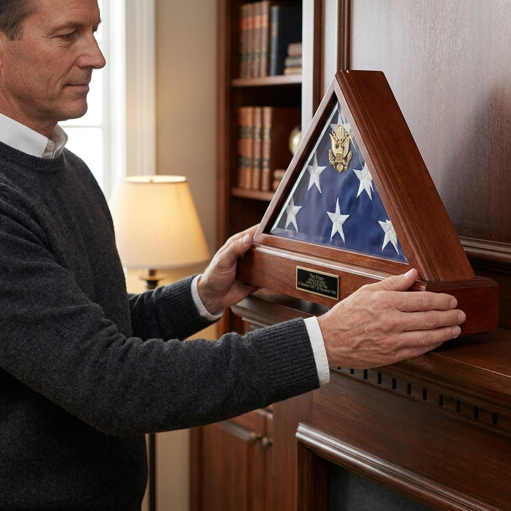Flag Connections Military Flag case and Pedestal Urn