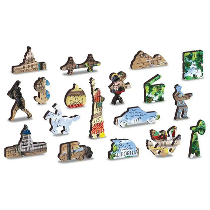 Victorian Street 200 Piece Wood Jigsaw Puzzle Wooden City