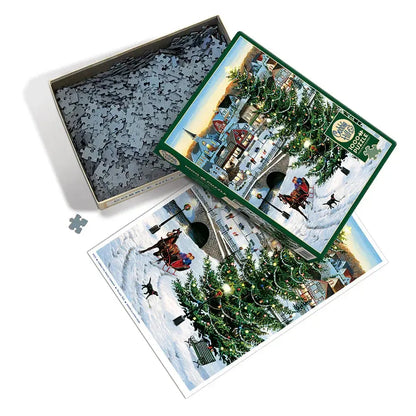 Village Tree 1000 Piece Jigsaw Puzzle Cobble Hill