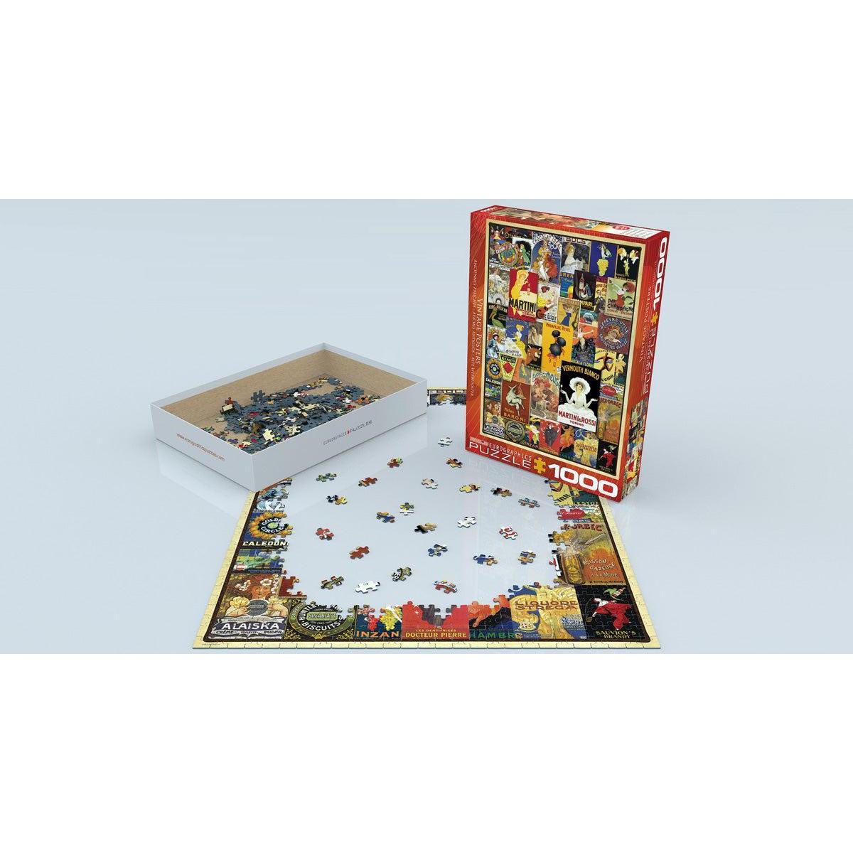 Vintage Posters 1000 Piece Jigsaw Puzzle Eurographics