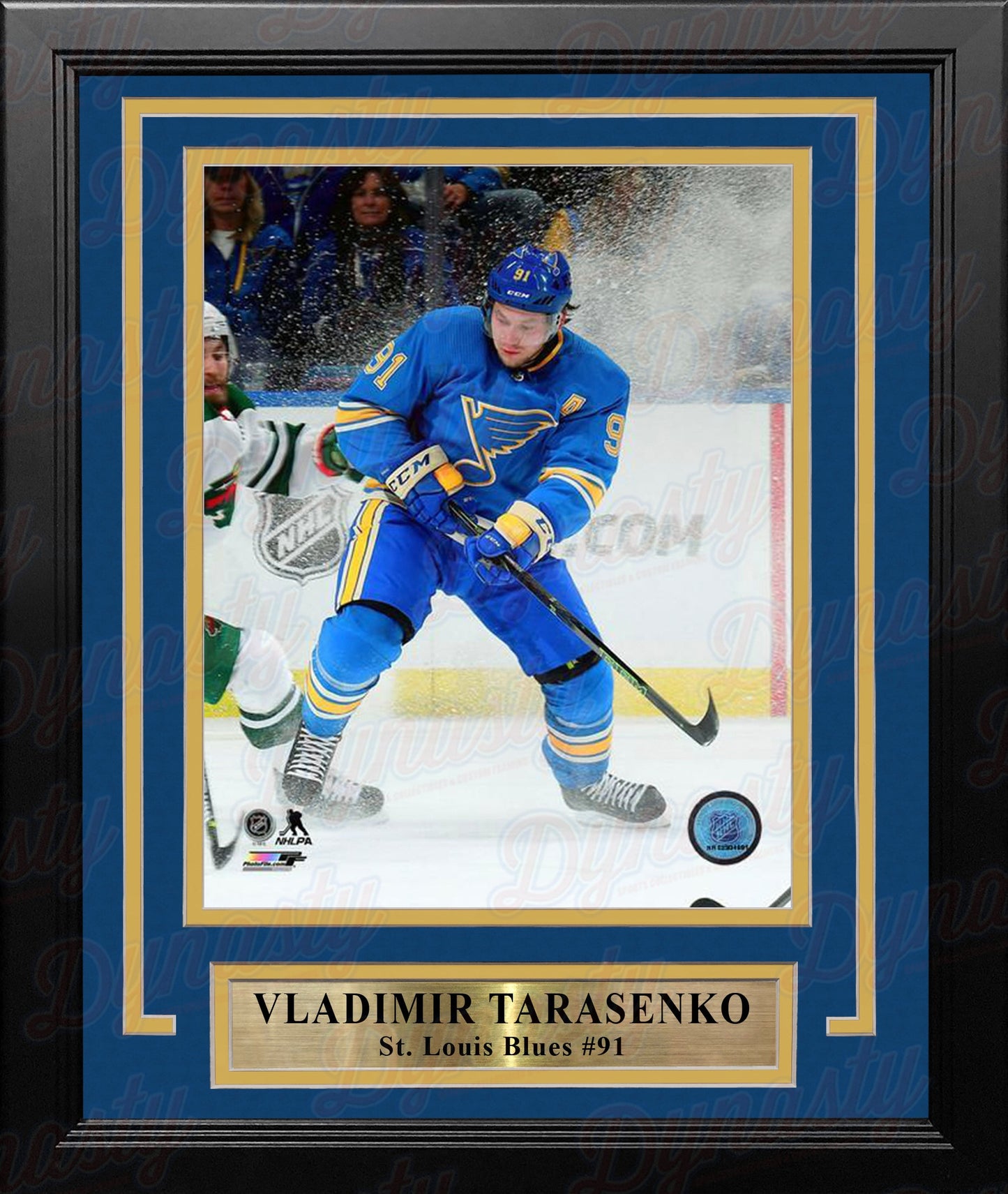 Vladimir Tarasenko St. Louis Blues in Action NHL Hockey 8" x 10" Framed and Matted Photo