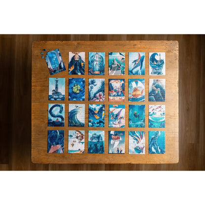 Voyage & Wonders Set of 24 99 Piece Mini Jigsaw Puzzles Trevell