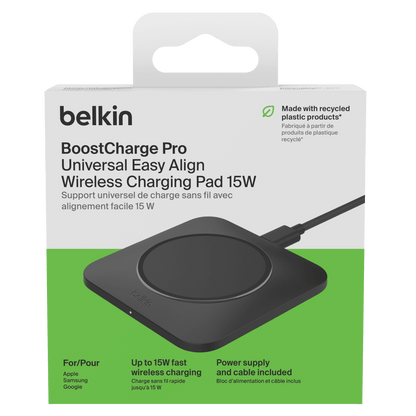Belkin Boost Charge Pro Easy Alignment Wireless Charging Pad 15W by Belkin