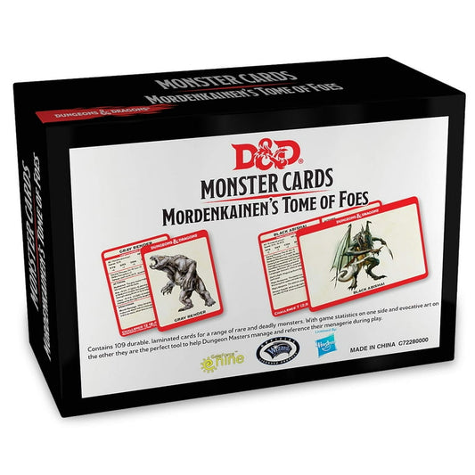 D&D: Monster Cards - Mordenkainen's Tome of Foes