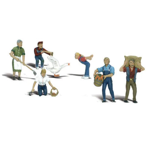 Woodland Scenics A2152 N Scale People Farm People