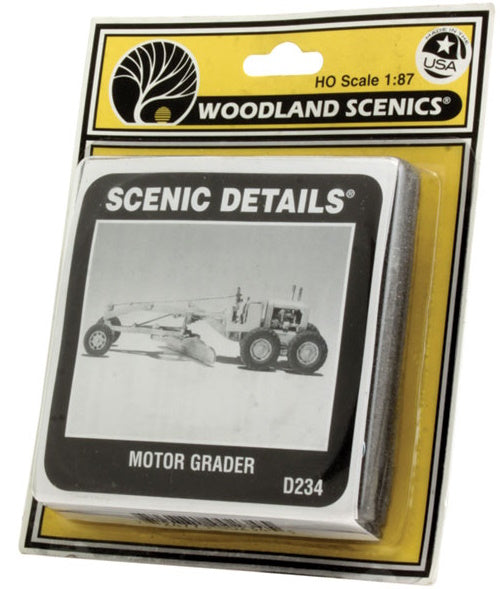 Woodland Scenics D234 Motor Grader - HO Scale Kit